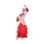 Costume per Adulti Flamenca Rosso Spagna