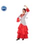 Costume per Adulti Flamenca Rosso Spagna