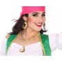 Parure Collana e Orecchini Dorato Arabo Accessori per travestimenti