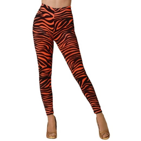 Leggings Righe Arancio