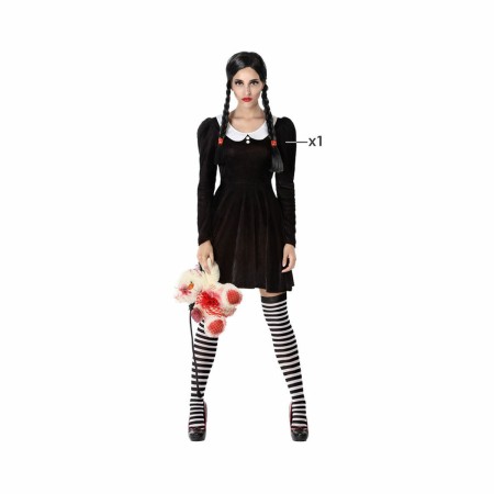 Costume per Adulti Nero Donna Fantasma (1 Pezzi)