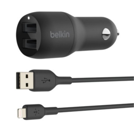 Caricabatterie per Auto Belkin CCB001BTBK Nero 24 W