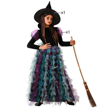 Costume per Bambini Strega 3-4 Anni