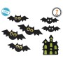 Decorazione per Halloween Pipistrello 7 Pezzi