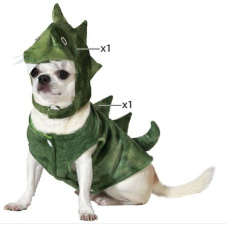 Costume per Cane Taglia S Dinosauro