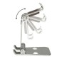 Supporto per Cellulari KSIX Swivel Argentato