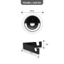 Ring Light Ricaricabile per Selfie KSIX TP-8427542116006_BXYOUTBMINI_Vendor 3W