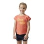 Completo Sportivo per Bambini Reebok G ES SS Arancio