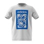 Maglia a Maniche Corte per Bambini Adidas G Bold Crew Bianco