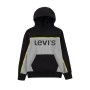 Felpa con Cappuccio Bambino Levi's PULL OVER HOODY 9EB915 Grigio