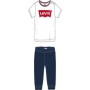 Completo Sportivo per Neonati TWILL JOGGER Levi's 6EA924-001 Bianco