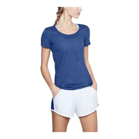 Maglia a Maniche Corte Donna Under Armour 1271517-574 Azzurro