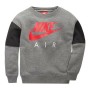 Felpa per Bambini Nike 376S-GEH Grigio