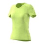 Maglia a Maniche Corte Donna Adidas FR SN 37C SS W CG1084 Giallo