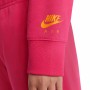 Felpa con Cappuccio da Bambina CROP HOODIE Nike DM8372 666 Rosa