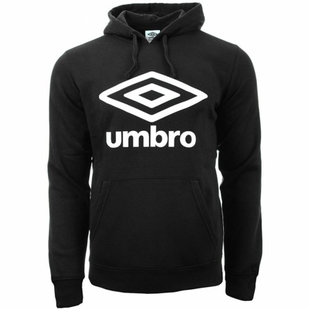 Felpa con Cappuccio Uomo Umbro LOGO OH Nero