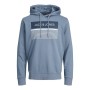 Felpa con Cappuccio Uomo JJTRAVIS Jack & Jones 12223700 Azzurro