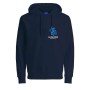 Felpa con Cappuccio Uomo JORPAL SWEAT HOOD FST Jack & Jones 2310015 Blu Marino