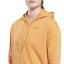 Felpa con Cappuccio e Cerniera Donna Reebok RI SL FRENCH TERRY H54756 Arancio