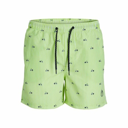 Costume da Bagno Uomo PSTFIJI JJSWIM MINI STRIPE LY Jack & Jones 12227350 Verde