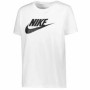 Maglia a Maniche Corte Donna TEE ESSENTL Nike ICN DX7906 100 Bianco