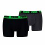 Boxer da Uomo Puma EVERRYDAY BASIC 701226387 018 2 Unità Verde Nero