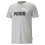 Maglia a Maniche Corte Uomo Puma ESS 2 COL LOGO 586759 04 Grigio