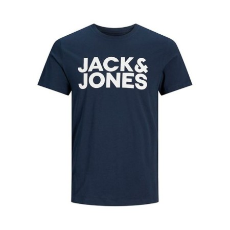 Maglia a Maniche Corte Uomo Jack & Jones JJECORP LOGO TEE 12151955 Blu Marino