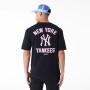 Maglia a Maniche Corte Uomo New Era WORDMARK OS TEE NEYYAN 60435524 Nero