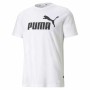 Maglia a Maniche Corte Uomo Puma ESS LOGO TEE 586666 02 Bianco