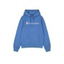 Felpa con Cappuccio Uomo Champion HOODED SWEATSHIRT 220253 CBU Azzurro