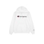 Felpa con Cappuccio Uomo Champion HOODED SWEATSHIRT 220253 WHT Bianco