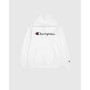 Felpa con Cappuccio Uomo Champion HOODED SWEATSHIRT 220253 WHT Bianco