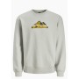 Felpa senza Cappuccio Uomo Jack & Jones SWEAT CREW NECK 12262094 Grigio