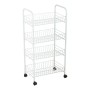 Carrello per Verdure Confortime Metallo Bianco (36 x 26,5 x 86 cm)