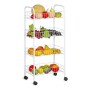 Carrello per Verdure Confortime Metallo Bianco (36 x 26,5 x 86 cm)