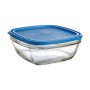 Porta pranzo Ermetico Duralex Freshbox Azzurro Quadrato (2 L) (20 x 20 x 8 cm)