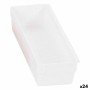 Scatola Multiuso Componibile Bianco 22,5 x 8 x 5,3 cm (24 Unità)