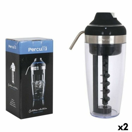 Shaker per cocktail Percutti Legno percutti Elettrica 500 ml (2 Unità)