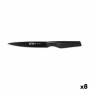 Coltello per Sbucciare Quttin Black Edition 13 cm 1,8 mm (8 Unità)