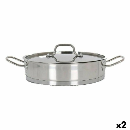 Casseruola con coperchio in vetro Quttin 4,3 L (2 Unità)