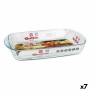 Vassoio da Forno Quttin 65810 2,2 l Vetro Rettangolare 32,5 x 20,2 x 5,2 cm (7 Unità)