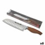 Coltello da Cucina Quttin Santoku Legno 17 cm (6 Unità)