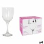 Set di Bicchieri LAV 145011 7,5 x 7,5 x 18 cm (4 Unità) (290 ml)