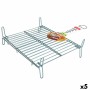 Grill Algon  Doppia Zincato 35 x 40 cm (5 Unità)