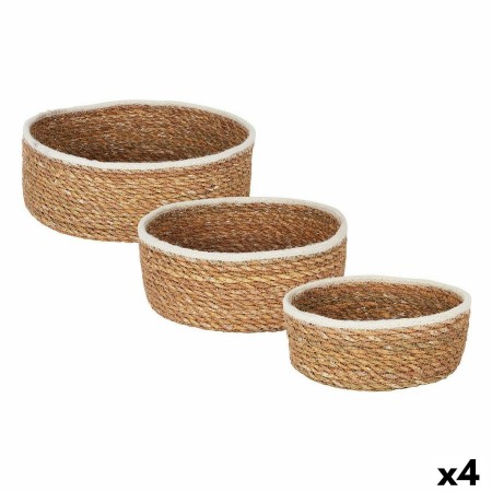 Set di Cestini Privilege  3 Pezzi vimini 17 cm (3 Pezzi) (4 Unità)