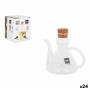 Oliera La Mediterránea Bell Vetro Borosilicato Con coperchio Silicone (24 Unità) (125 cc)