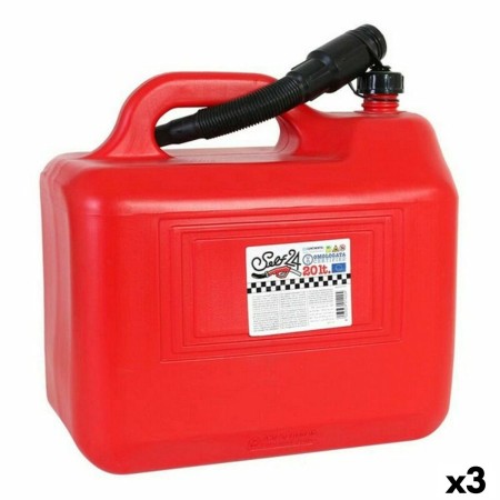 Serbatoio per Carburante con Imbuto Self Continental Self 20 L (3 Unità)