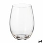 Set di Bicchieri Bohemia Crystal Clara 560 ml Cristallo 6 Pezzi (4 Unità)