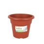 Vaso Dem Greentime Rotonda Marrone Ø 16 x 13 cm (12 Unità)